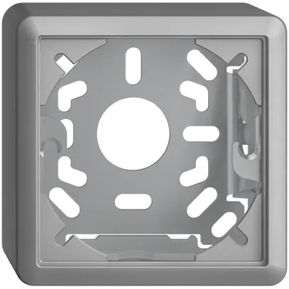 Capot avec plaque de base 39mm EDIZIOdue silver 