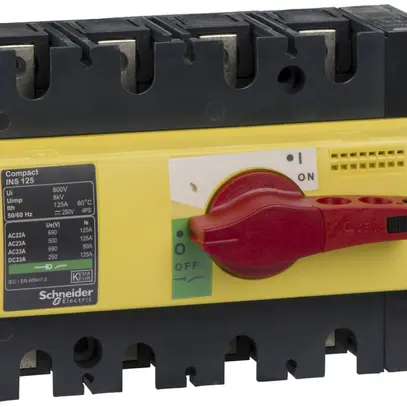 Interruttore di carico INS Schneider Electric NS-I 125 4L gi/ro 