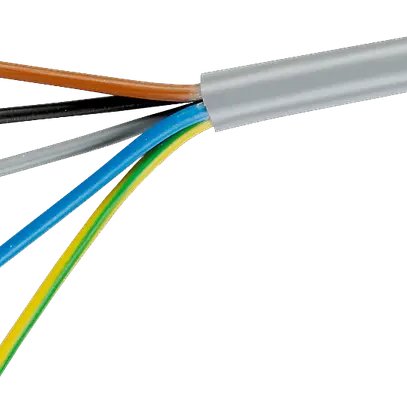 Kabel Td 3×2.5mm² LNPE hellgrau Eca 
