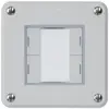UP-Taster robusto C KNX 4× RGB LED s/e-link hellgrau 