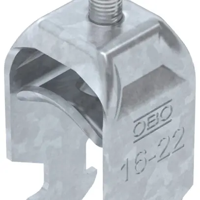 Brida rapida BET 2056 piede a H metallo 16…22mm 1×cavo acciaio Zn-cal-im 