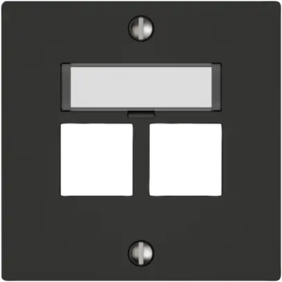 Kit di montaggio EDIZIO.liv EASYNET S-One SNAPFIX® destra per 2×RJ45 ne 