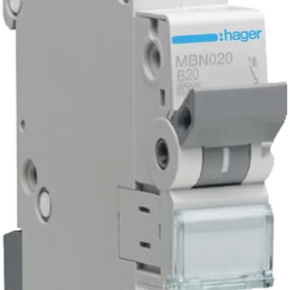 Leitungsschutzschalter Hager MCB 1P 230V Typ B 20A Icn 6kA 1TE 