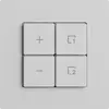 Stazione secondaria per dimmer 1c/4t scena WLAN Edue Wiser grigio chiaro 