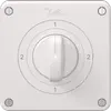 Interrupteur rotatif NEVO N.CO 3/2L, avec manette, KS, 2-1-2-1, blanc 