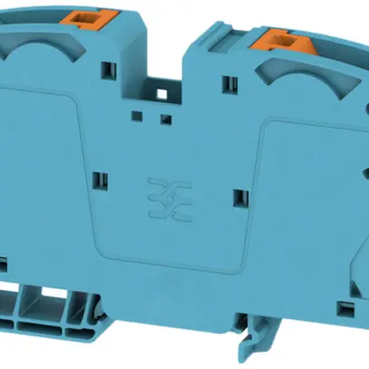 Borne de passage Weidmüller A2C PUSH IN 2×35mm² TS35 bleu 