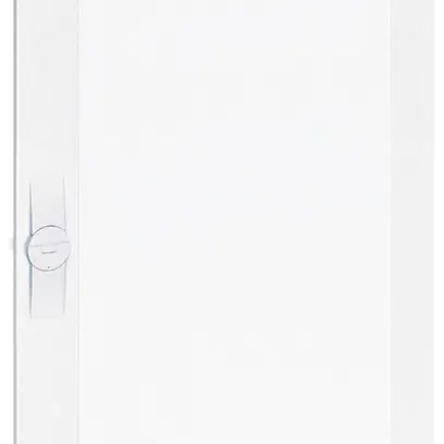 Porte droite Hager Univers 519×1219×12mm version porte à regard IP44 blanc 
