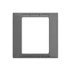 UP-Frontset EDIZIOdue F dunkelgrau für Raumthermostat mit Display 