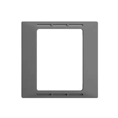 UP-Frontset EDIZIOdue F dunkelgrau für Raumthermostat mit Display 