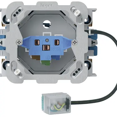 Presa INS 1×tipo 13/23 Hager L3 Ecobus power con scatola INS G3 
