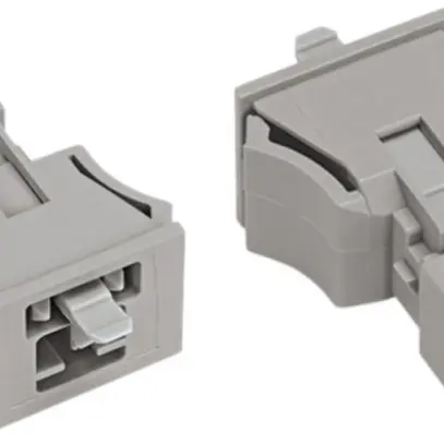 Stecker WAGO 2L 0.25…1.5mm² grau Codierung B 16A 250V Snap-In 