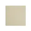 Plaque frontale EDIZIOdue vanille 60×60mm pour obturateur 