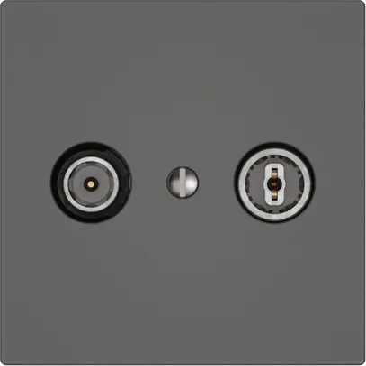 Presa antenna TV-R EDIZIO.liv SNAPFIX® presa di passaggio 4dB grs 