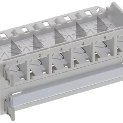 Supporto per modulo HD grigio chiaro per 4×6 moduli, non schermato 