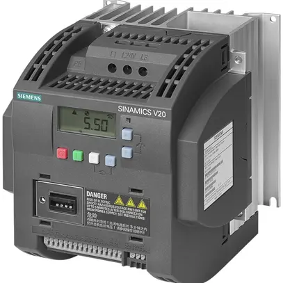 Convertisseur de fréquence Siemens SINAMICS V20 3kW 3AC classe A Modbus 