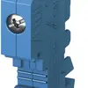 Borne neutre ABB SMISSLINE TP pour socle additionnel 10mm², bleu clair 