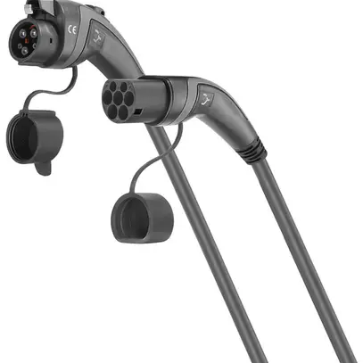 Câble de charge AC Weidmüller mode3 type2/type1 7.4kW 32A 230V 5m noir 