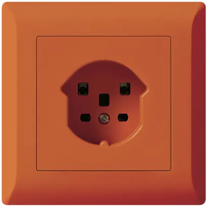 Prise ENC HA kallysto.line type 25 avec bornes enfichables orange 