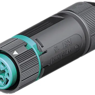 Presa Wieland RST16I5 S B1 ZT6S A TB, 5L 250V 16A, blu turchese 