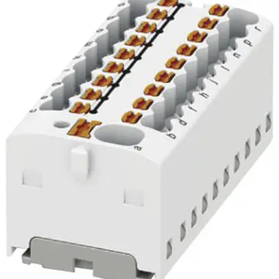 Blocco di distribuzione PX PTFIX 4/18X1.5-G WH 