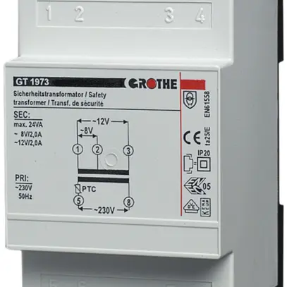 Transformateur INC Grothe 1973 8/12VAC 