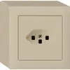 Presa AP kallysto T23 beige con morsetti ad innesto 