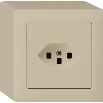 Presa AP kallysto T23 beige con morsetti ad innesto 