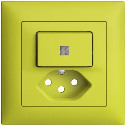 Kit frontal ENC EDIZIOdue lemon 88×88mm T13, lentille, 