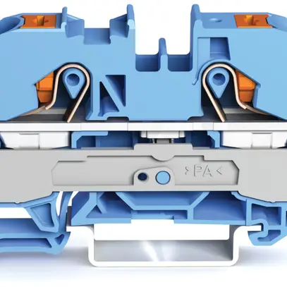 Borne de passage WAGO TopJob-S 10mm² 2L bleu série 2210 