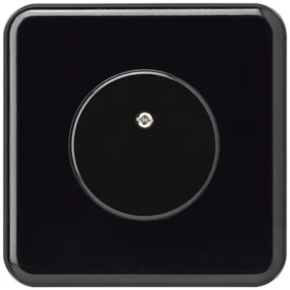 Placca d'otturazione INC basico Ø43mm nero 