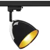 Lampada SLV PARA CONE 14 TRACK GU10 25W adattatore 3-fasi Ø135mm nero/oro 