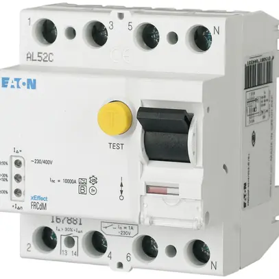 Interrupteur différentiel Eaton FRCDM 4P 25A 30mA type G/Bfq 