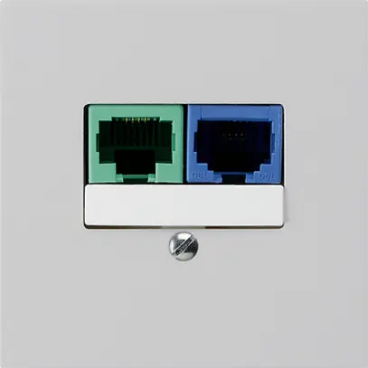 Scatola INC DSL kallysto 2×RJ45 grigio chiaro 