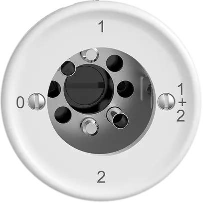 Interrupteur rotatif STANDARDdue SNAPFIX® commut.série 1/1L s.cylindre bc 