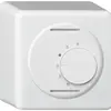 Thermostat d'ambiance AP BASICO blanc sans interrupteur 