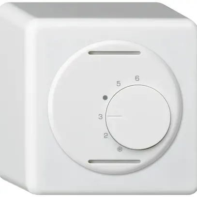 Thermostat d'ambiance AP BASICO blanc sans interrupteur 