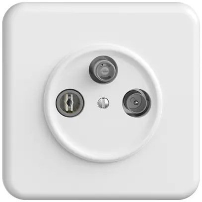 Presa antenna INC TV-R-SAT STANDARDdue SNAPFIX® DB52 presa di derivazione bi 