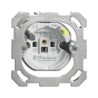Steckdose FH T23 FI 30mA BSM mit Befestigungsplatte 