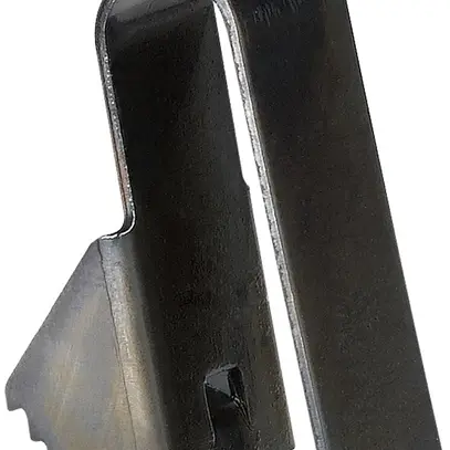 Elément à cran d'arrêt Hager FLF pour découpe en matière synthétique noir 20 pcs 