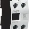Contact auxiliaire Hager 1F+1O pour EV040…EV170, EVN063…EVN200 