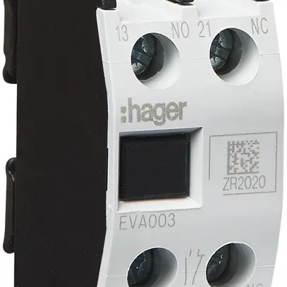 Contatto ausiliari Hager 1Ch+1R per EV040…EV170, EVN063…EVN200 