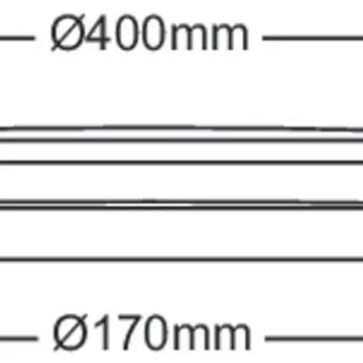 Plafoniera LED Philips Ozziet 22W 2500lm 4000K REG nero 