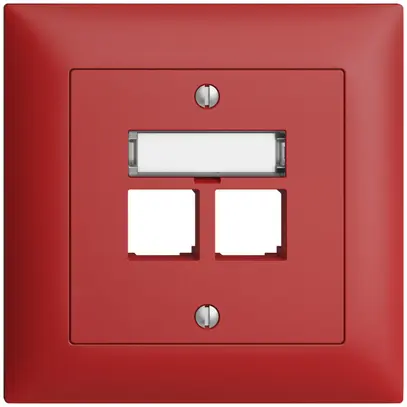 Kit de montage ENC S-One EDIZIOdue FMI pour 2×RJ45 droite, berry 