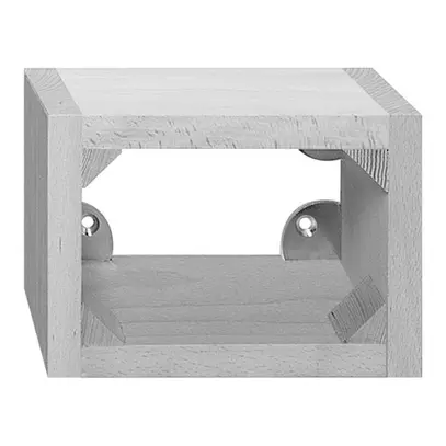 Cadre AP bois pour FLF 1×3 bois dur laqué 