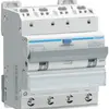 Disjoncteur différentiel Hager RCBO QC 4P 400V car.C 13A 0.3A type A 6kA 4UM 