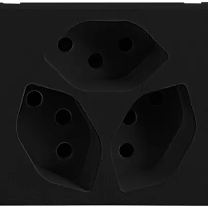 Presa INS FLF 3×T13 st nero 