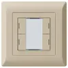 Poussoir ENC kallysto.line KNX 4×LED RGB s/e-link beige 