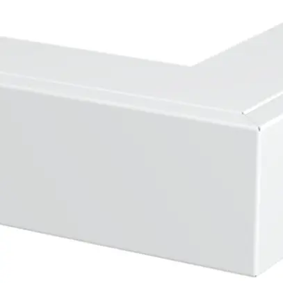 Angle extérieur Bettermann LKM 40×60mm blanc pur zingué/plastifié 