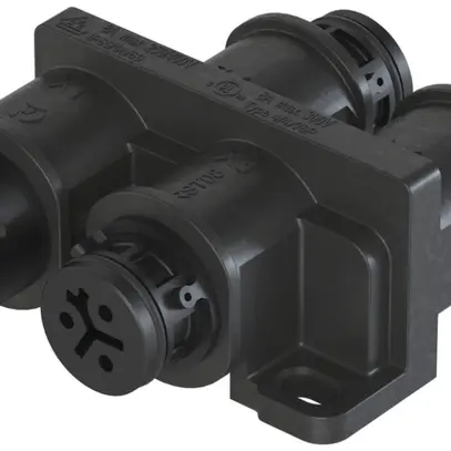 Bloc de distribution Wieland RST08i3VL3P1HF V SW noir 