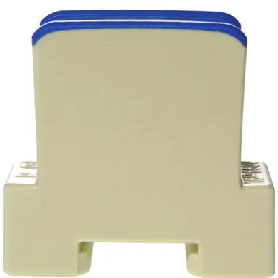 Borne de dérivation Woertz 6…16mm² 76A 660V raccordement à vis 2×1 bleu 